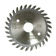 HM-Nutfräser (für Lamellendübelfräsen)/ Ø 105mm / Blattstärke: 2.0mm / Bohrung: 22mm / Zähnezahl: 30