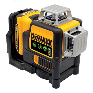Multilinienlaser 3x360°, Grün, 10,8V/2Ah