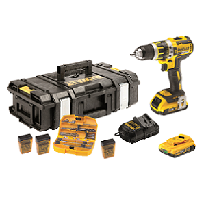 18,0V/2 Ah Akku-Schlagbohrschr.-Set(BL)